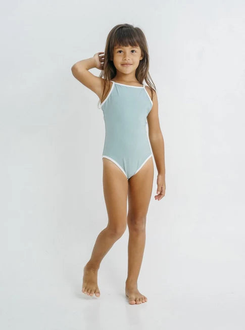 Retro Swimsuit in Blue